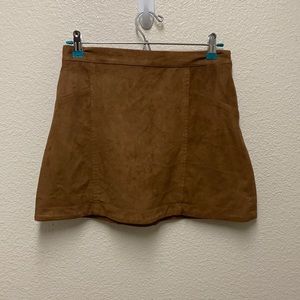 Abercrombie & Fitch Faux Suede Skirt Size 2
